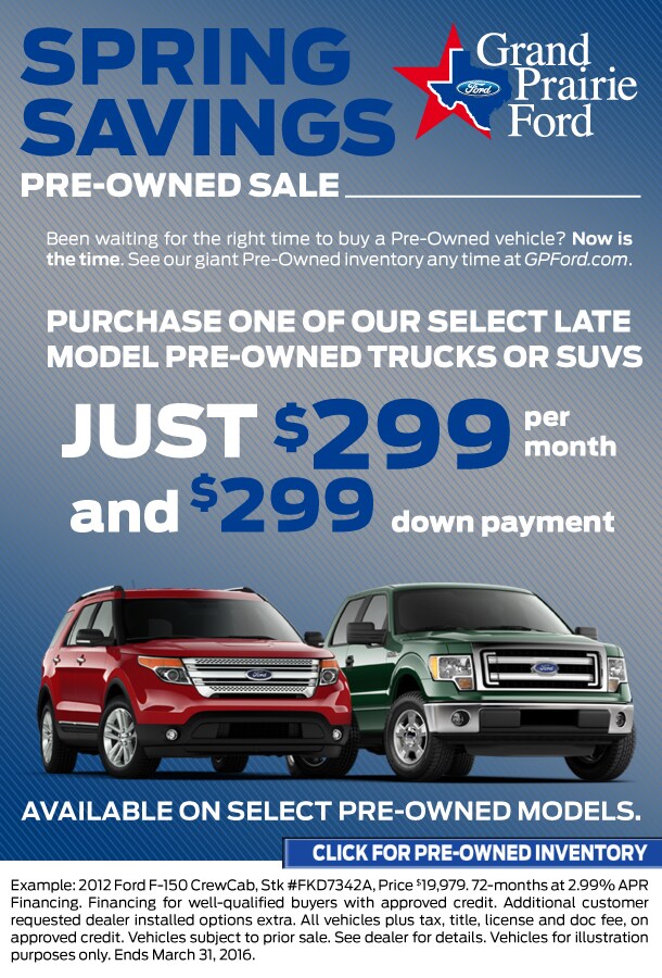 Pre-Owned Ford Truck or SUV