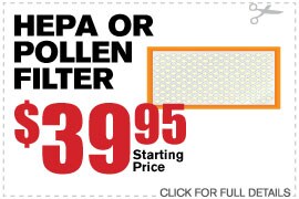 HEPA or Pollen Filter