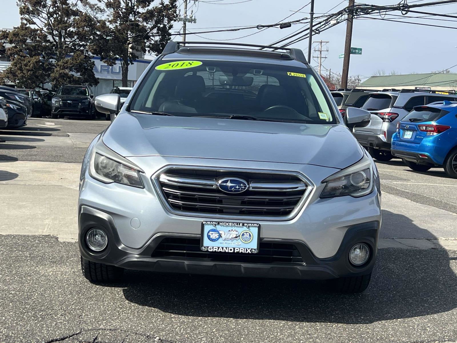 Used 2018 Subaru Outback Limited with VIN 4S4BSENC5J3385411 for sale in Hicksville, NY