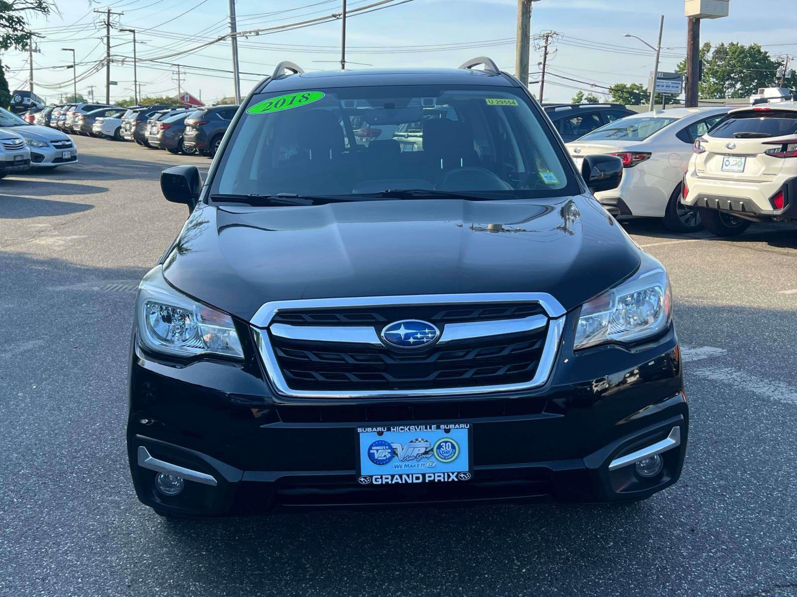 Used 2018 Subaru Forester Premium with VIN JF2SJAGC8JH465495 for sale in Hicksville, NY