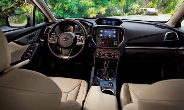 New 2022 Subaru Impreza interior dashboard