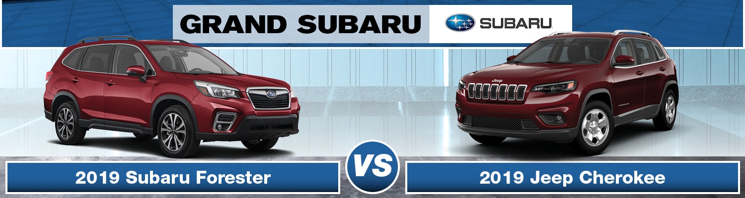 2019 Subaru Forester vs. Jeep Cherokee