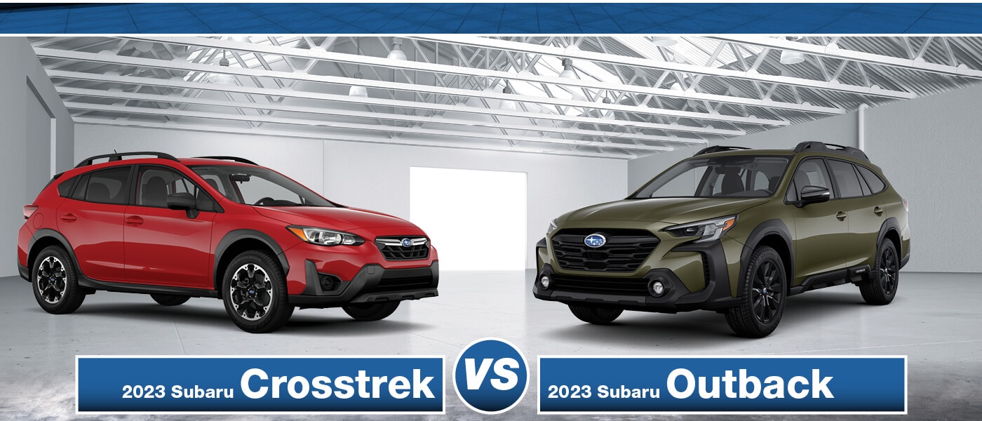 2023 Subaru Crosstrek vs Outback Interior, Specs, Towing