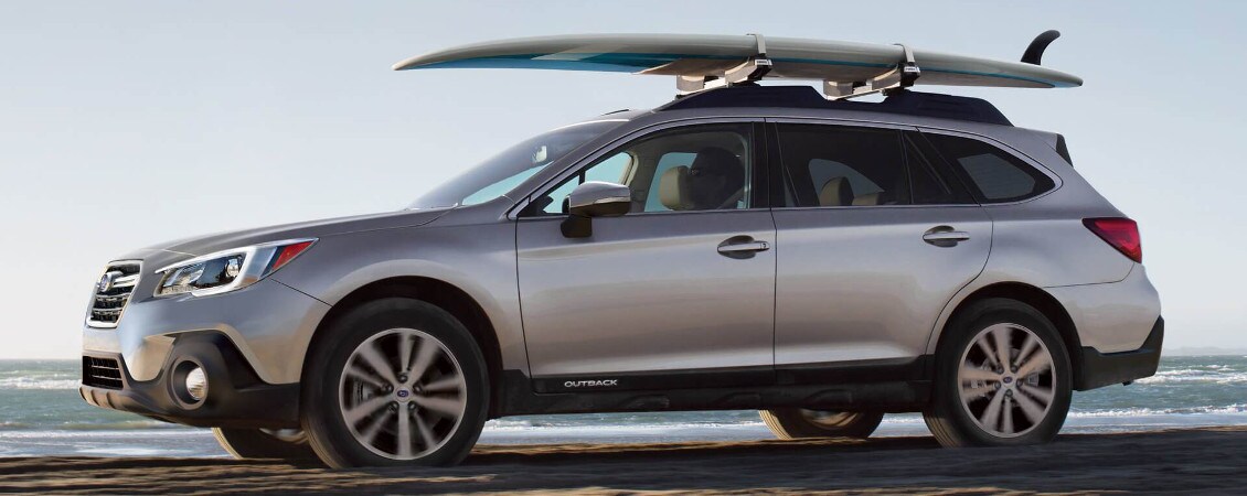 2018 Subaru Outback 2 5i Limited Driving On An Ocean Coast