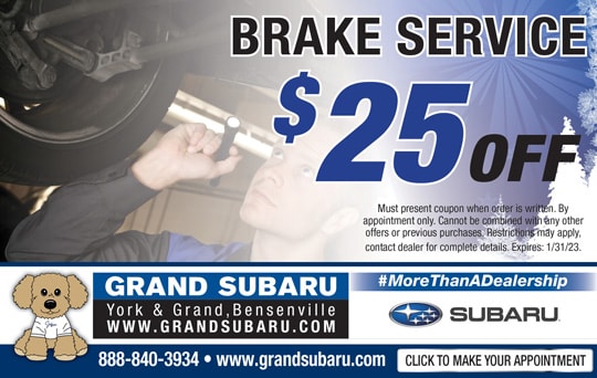 Brake Service Special | Grand Subaru