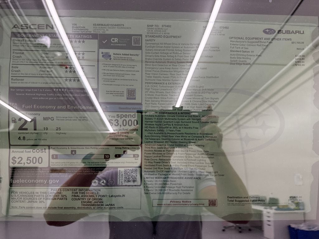 2025 Subaru Ascent Touring - Photo 27