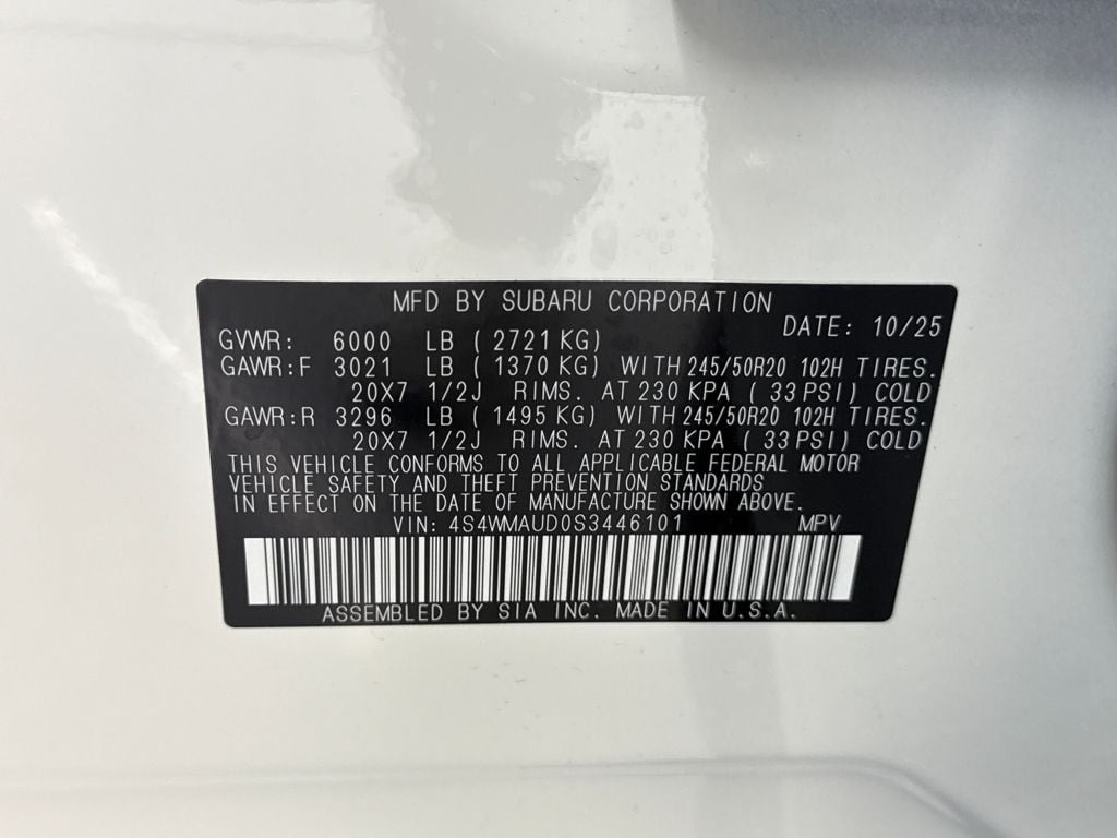 2025 Subaru Ascent Touring - Photo 30