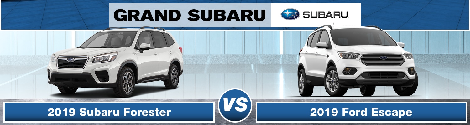 2019 Subaru Forester vs 2019 Ford Escape