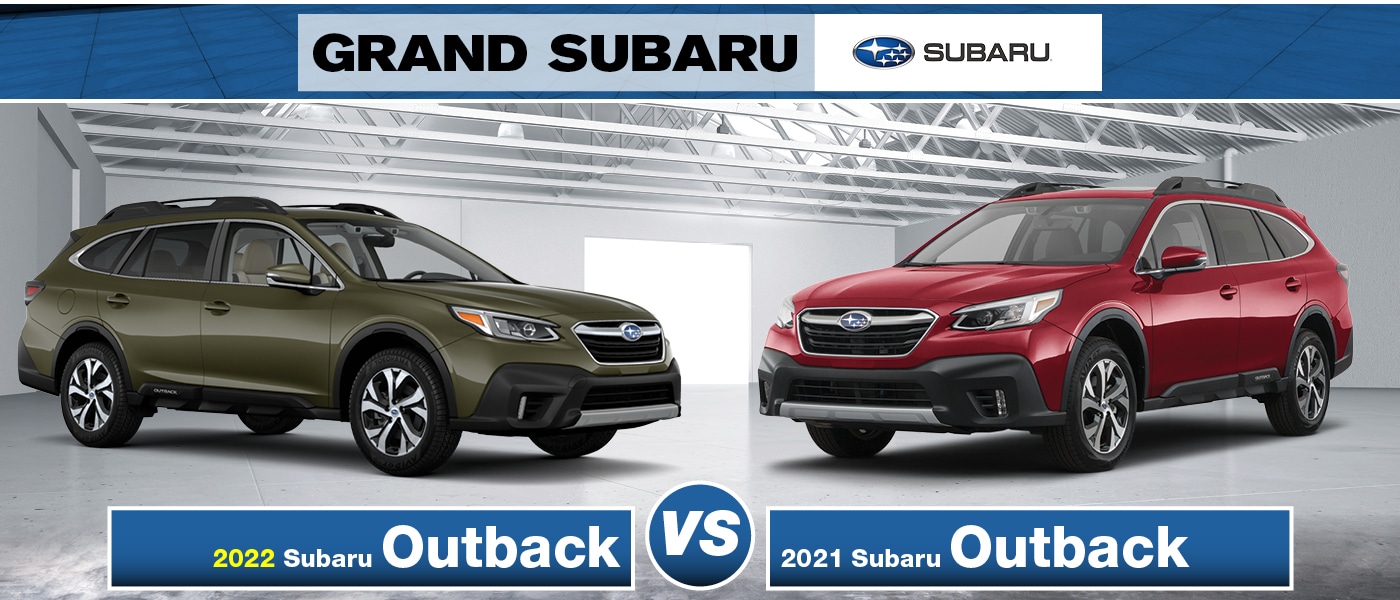 2022 Subaru Outback vs. 2021 Subaru Outback Comparison Guide in Bensenville, IL