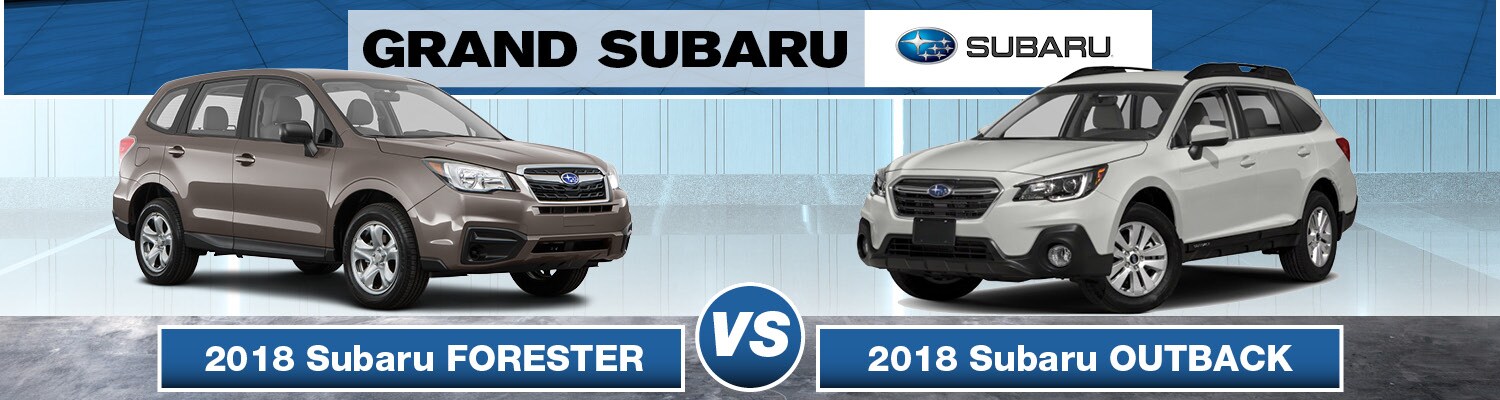 2018 subaru forester vs subaru outback difference
