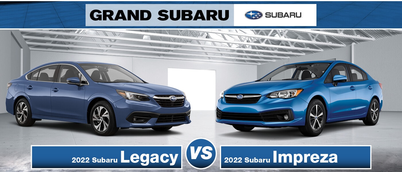 2023 Subaru Legacy vs Impreza Interior, Engine, Specs