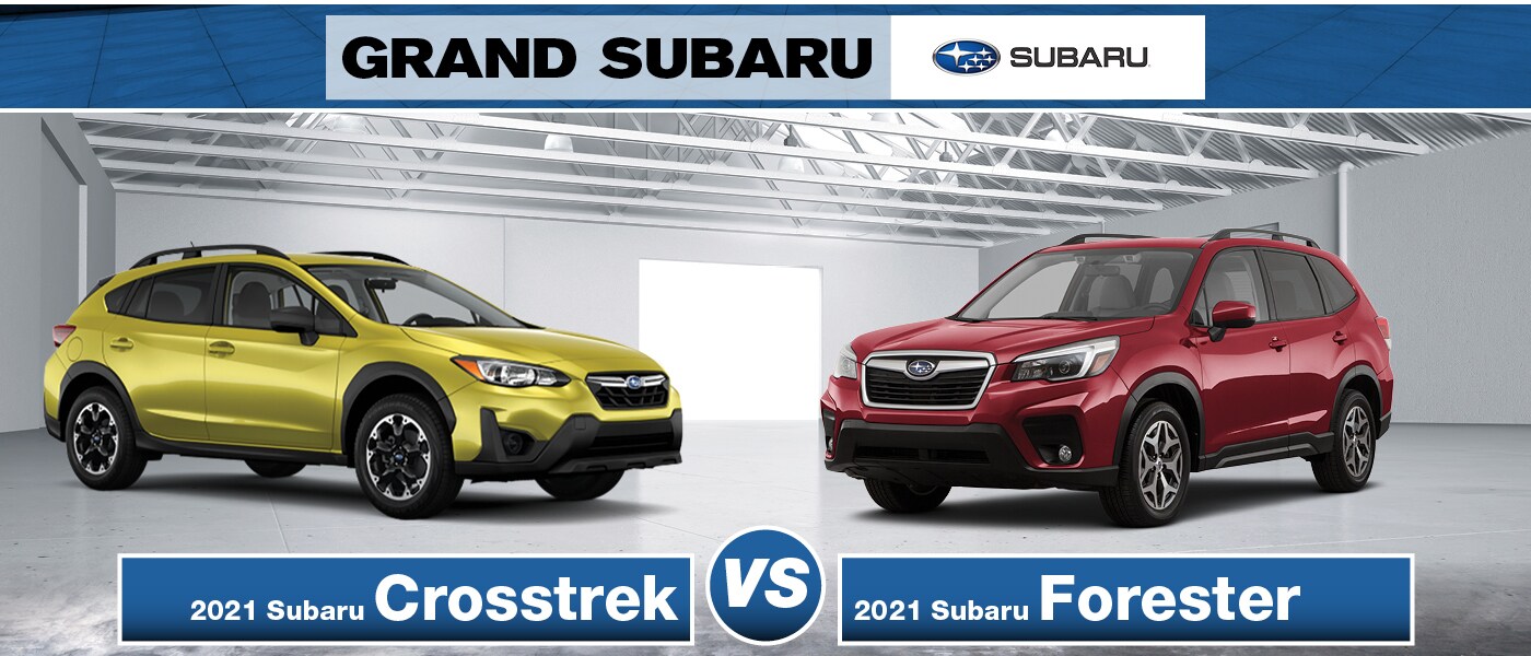 2021 Subaru Crosstrek vs Subaru Forester in Bensenville,IL