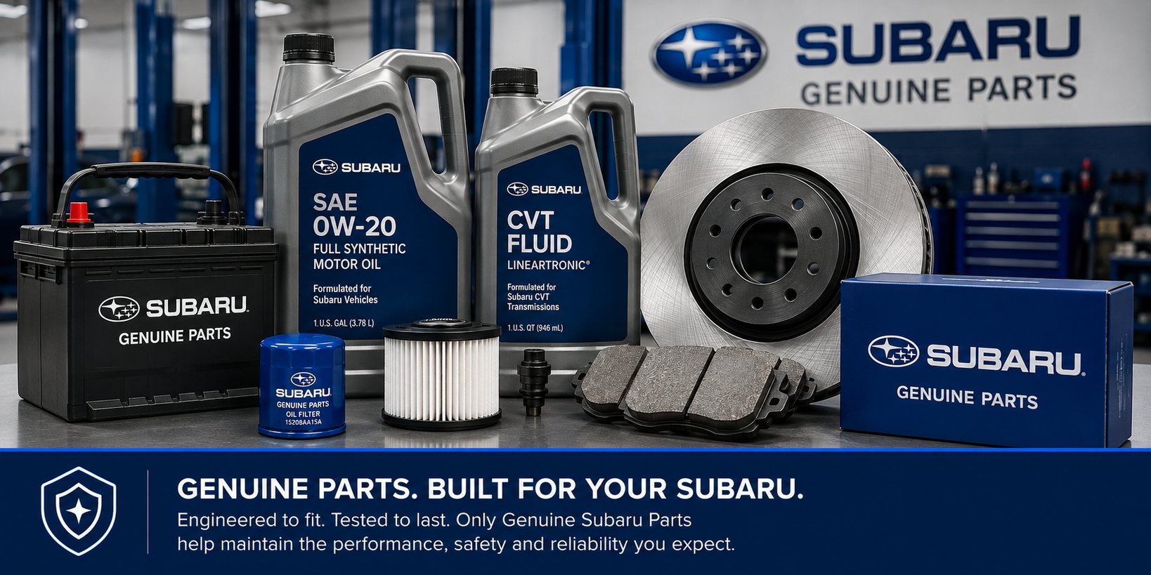 Genuine Subaru Parts available at the Grand Subaru Parts Center