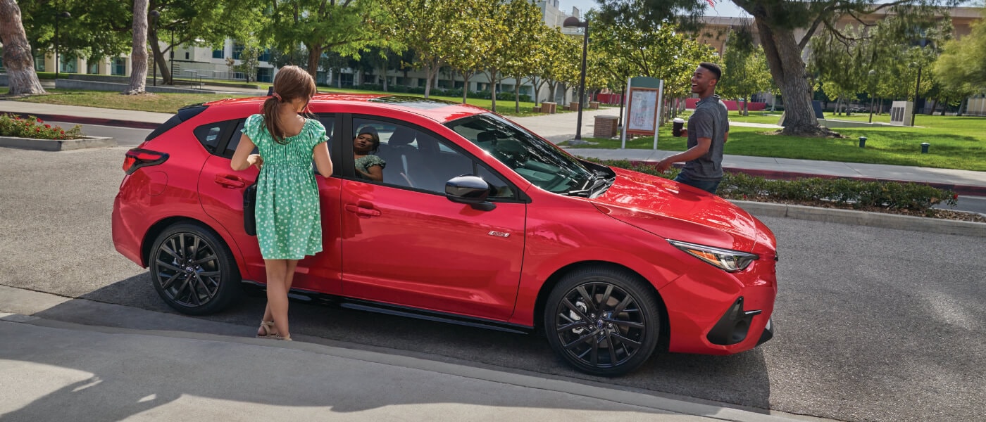 2025 Subaru Impreza Exterior On Residential Road