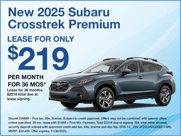 2025 Subaru Crosstrek Special Offer | Grand Subaru