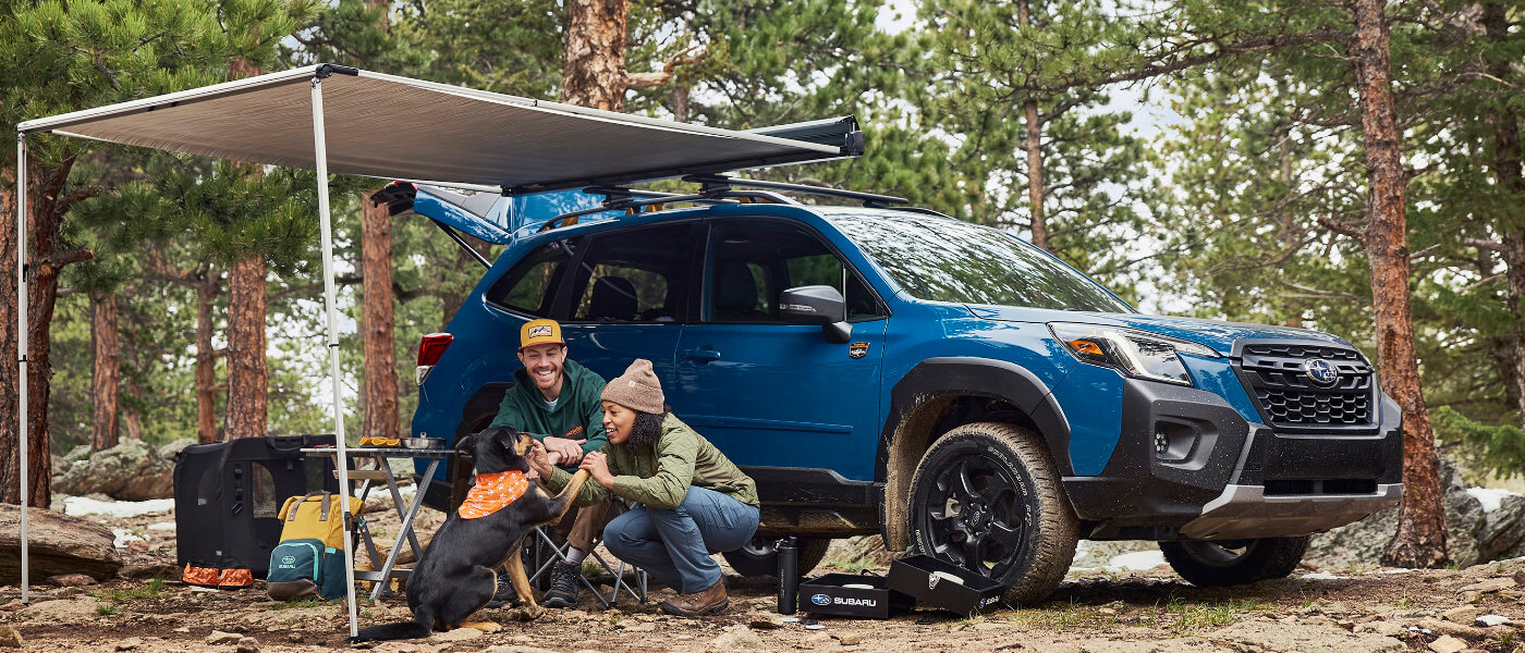 2025 Subaru Forester Exterior Campsite With Awning