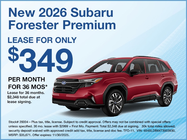 2025 Subaru Forester Special Offer | Grand Subaru