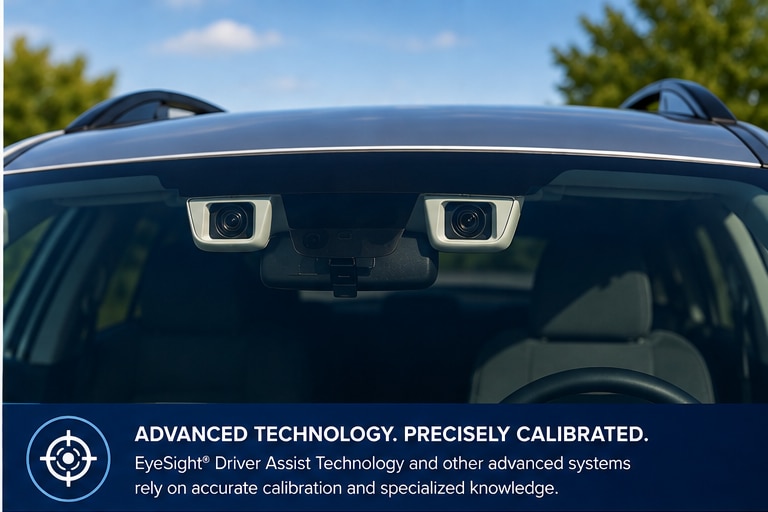 Subaru EyeSight Driver Assist Technology calibration at Grand Subaru