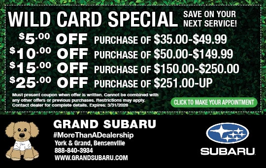 Wild Card Special | Grand Subaru