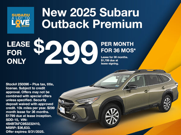 2025 Subaru Outback Special Offer | Grand Subaru