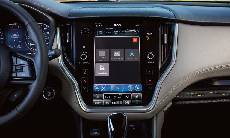 2025 Subaru Outback Interior Infotainment System Menu
