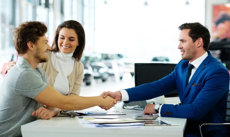 Couple Making A Deal
