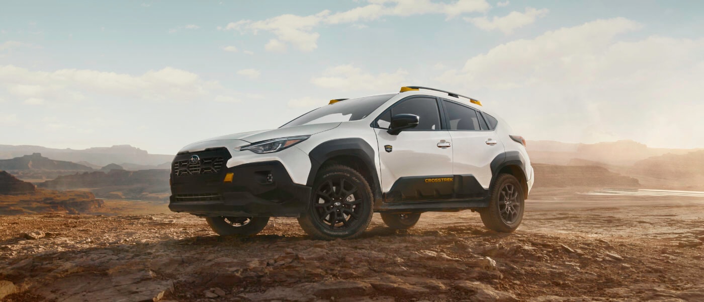 2025 Subaru Crosstrek Wilderness Exterior On Rocky Cliffs