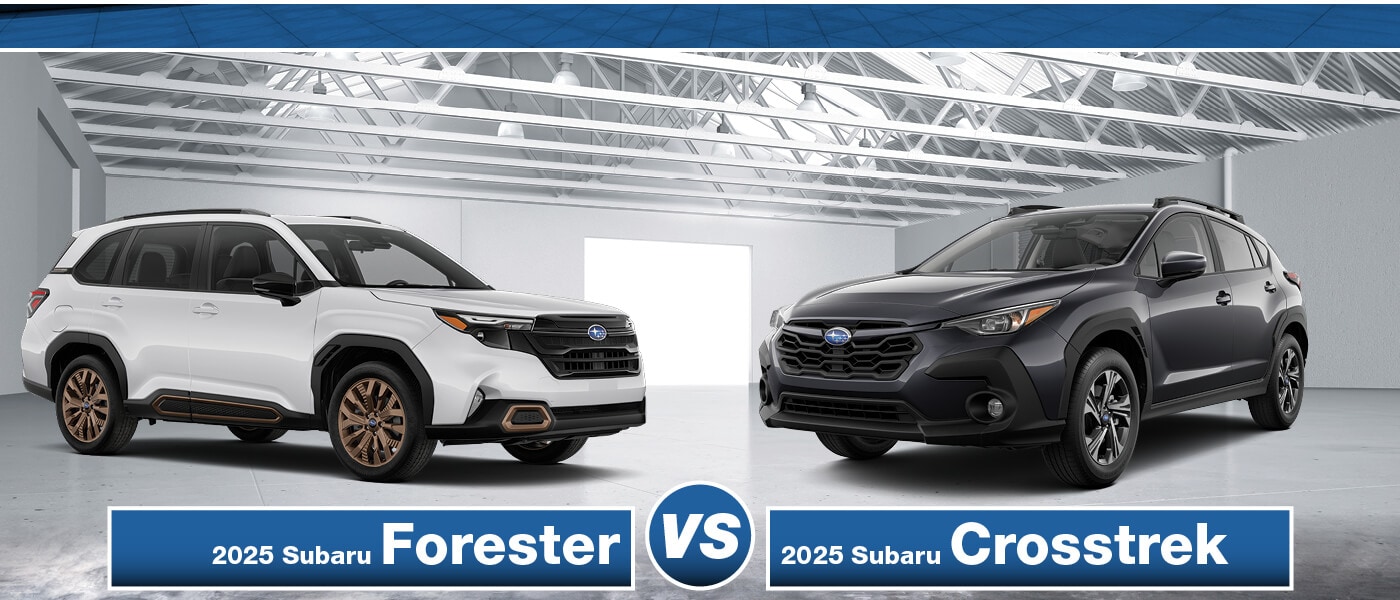2025 Subaru Forester vs. Crosstrek