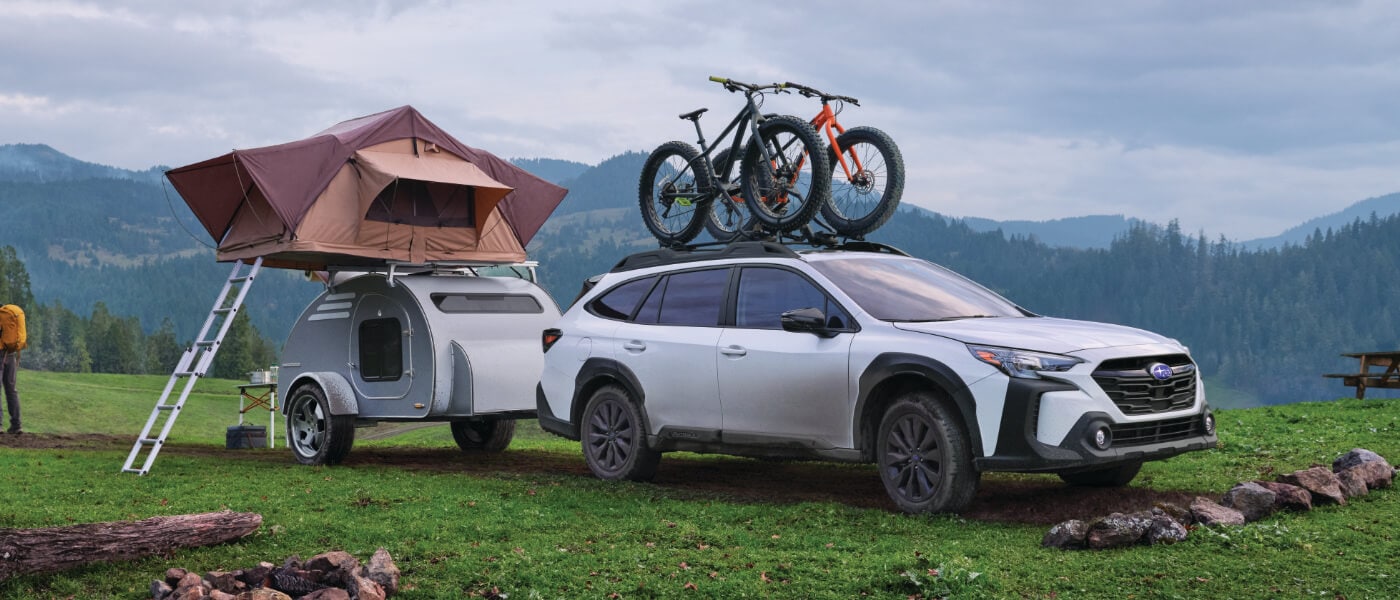 2025 Subaru Outback Exterior Camp Setup