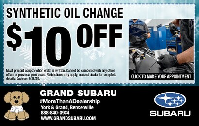 Subaru Service Coupons and Specials near Chicago, IL | Grand Subaru