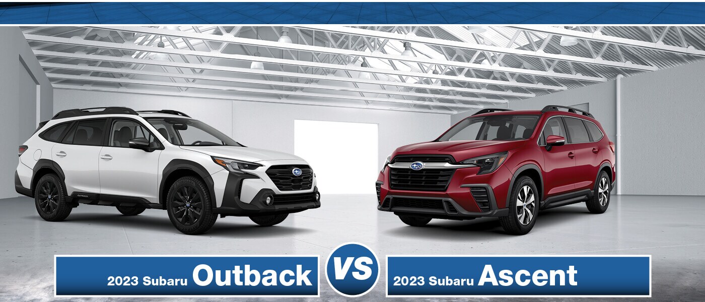 2023 Subaru Outback vs Ascent Size, Engine, Features