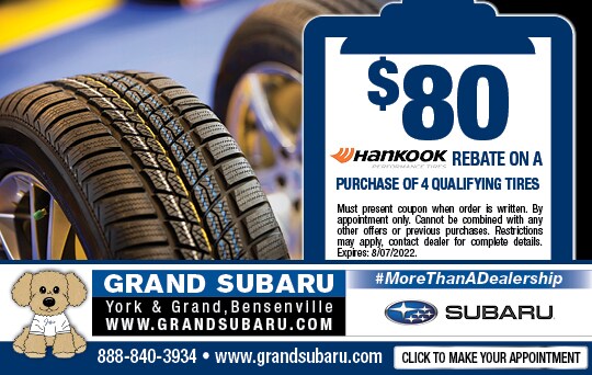 Hankook Tire Special | Grand Subaru