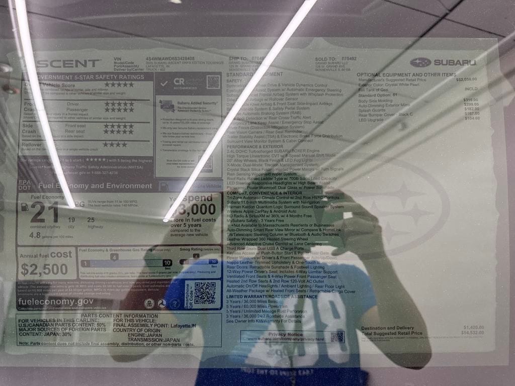 2025 Subaru Ascent Onyx Edition-Touring - Photo 29