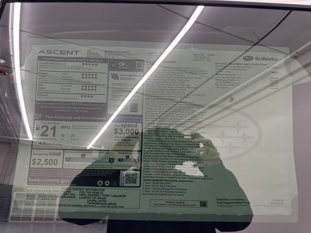 2025 Subaru Ascent Touring - Photo 29