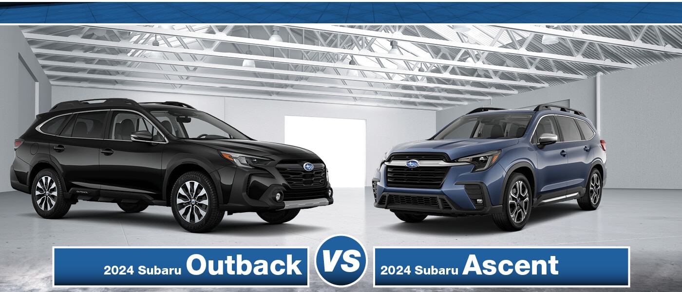 2024 Subaru Outback vs. Ascent Dimensions & Cargo Space Differences