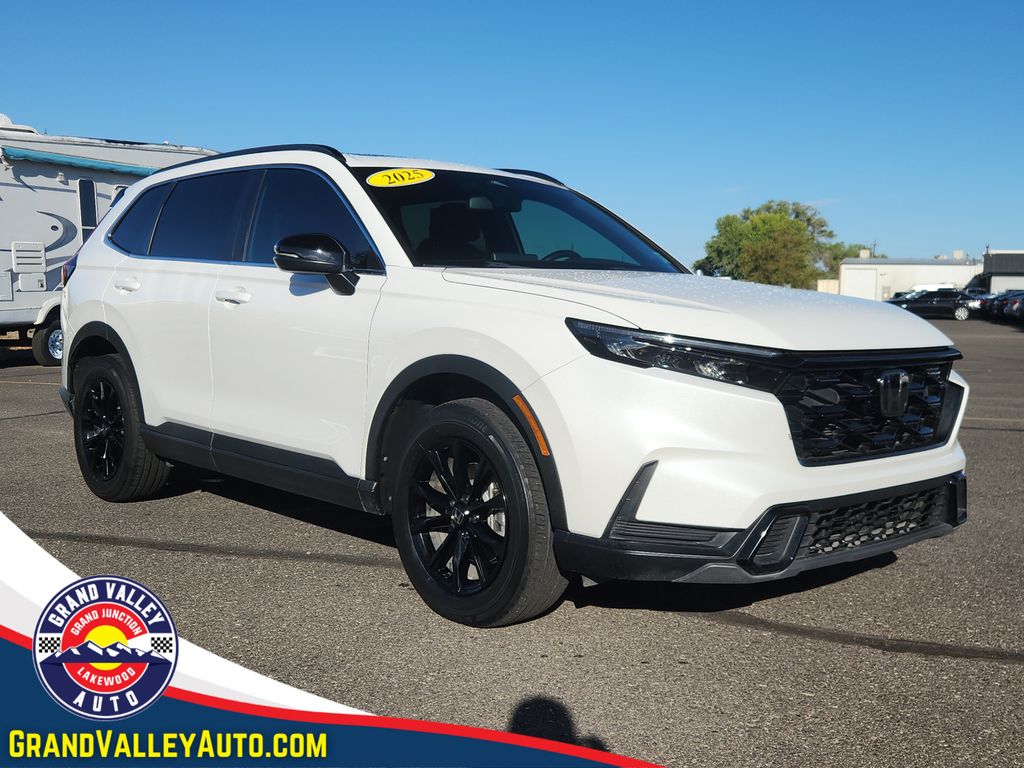 White 2025 Honda CR-V Hybrid SUV / Crossover All-Wheel Drive Continuously Variable Transmission