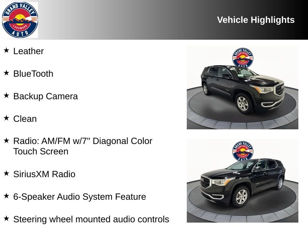 Used 2019 GMC Acadia SLE-1 SUV