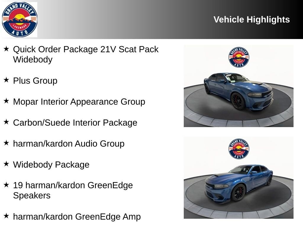 Used 2021 Dodge Charger R/T Scat Pack Widebody Sedan