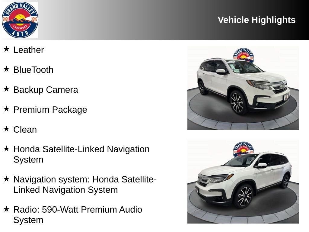 Used 2021 Honda Pilot Elite SUV