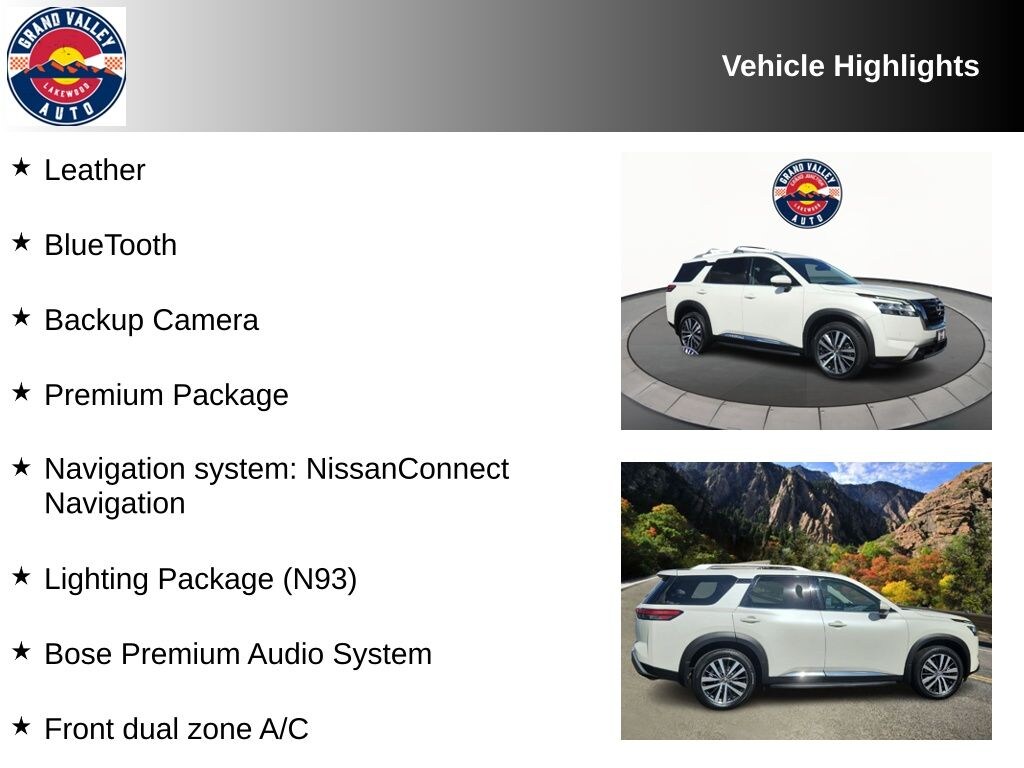 Used 2022 Nissan Pathfinder Platinum SUV