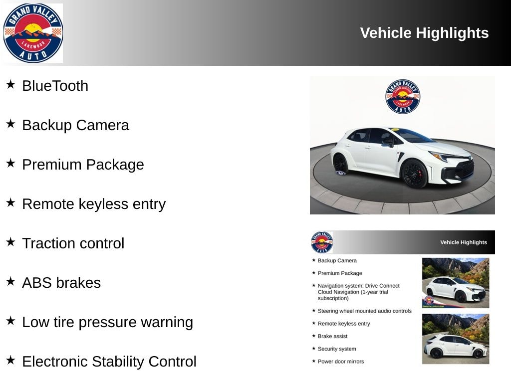 Used 2025 Toyota GR Corolla Premium Hatchback