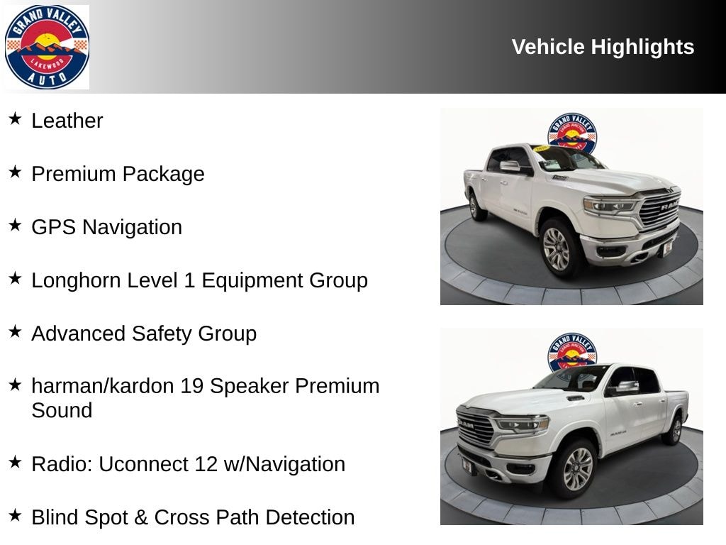 Used 2020 Ram 1500 Laramie Longhorn Truck