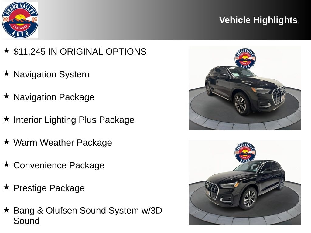 Used 2021 Audi Q5 45 Prestige SUV