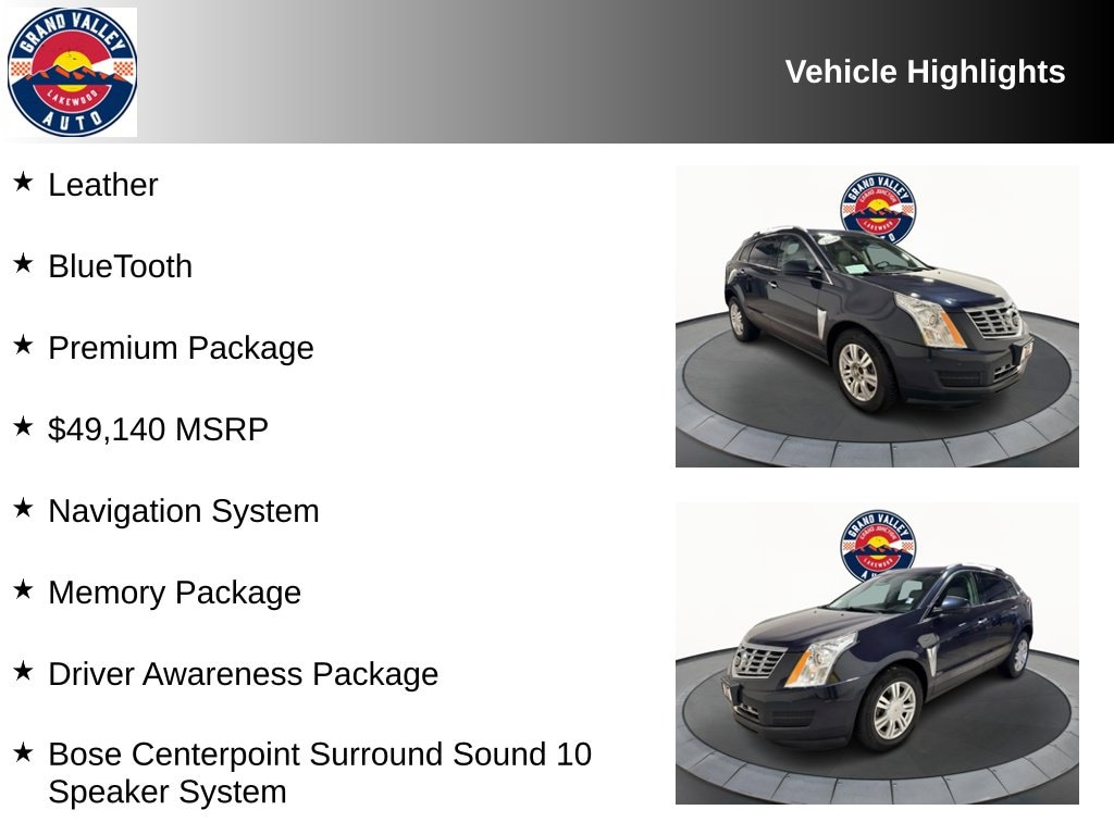 Used 2016 Cadillac SRX Luxury SUV