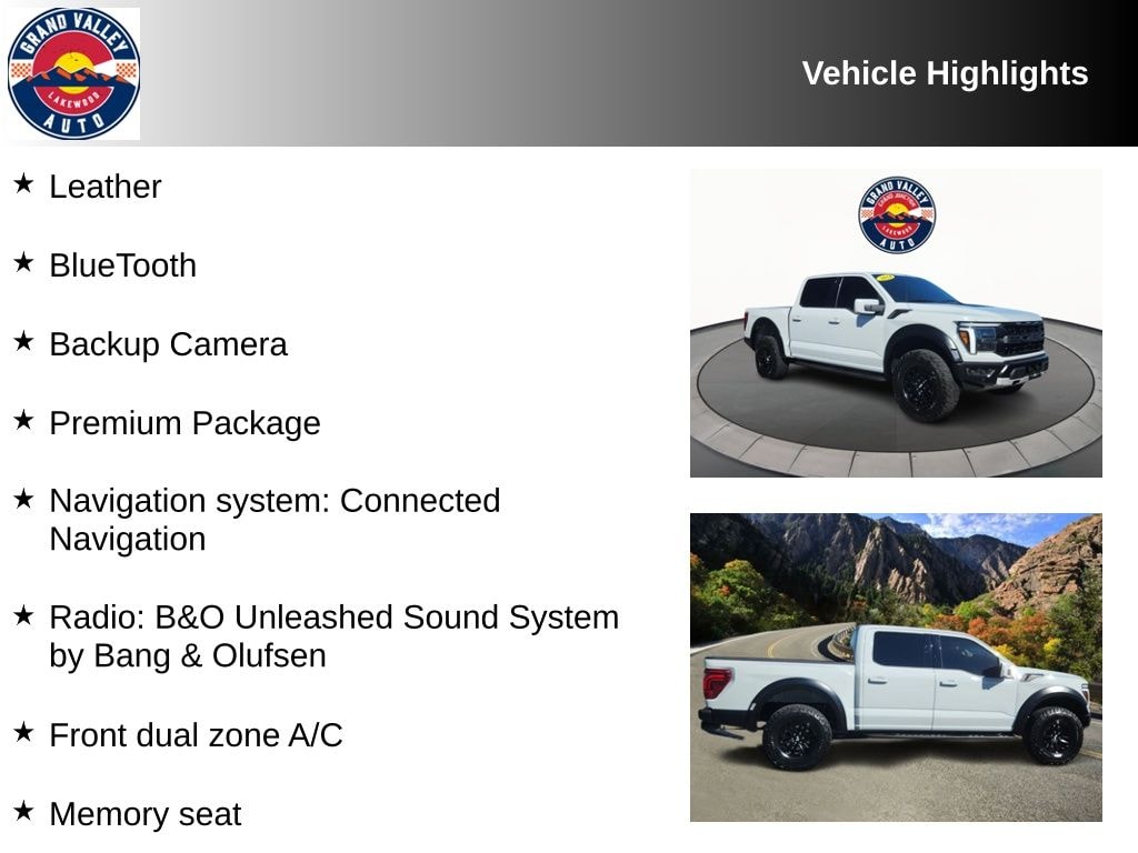 Used 2024 Ford F-150 Raptor Truck