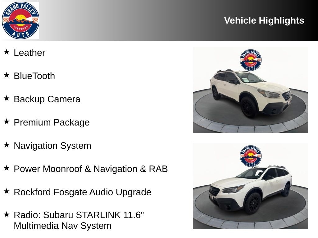 Used 2021 Subaru Outback Onyx Edition XT SUV