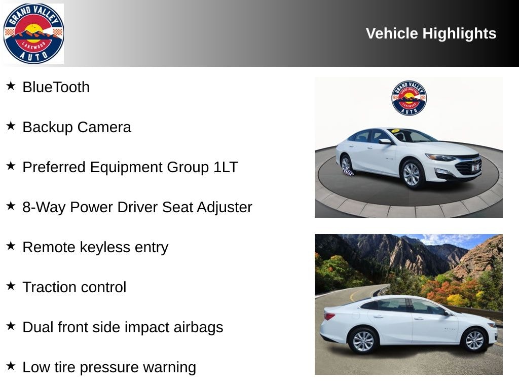 Used 2025 Chevrolet Malibu LT Sedan