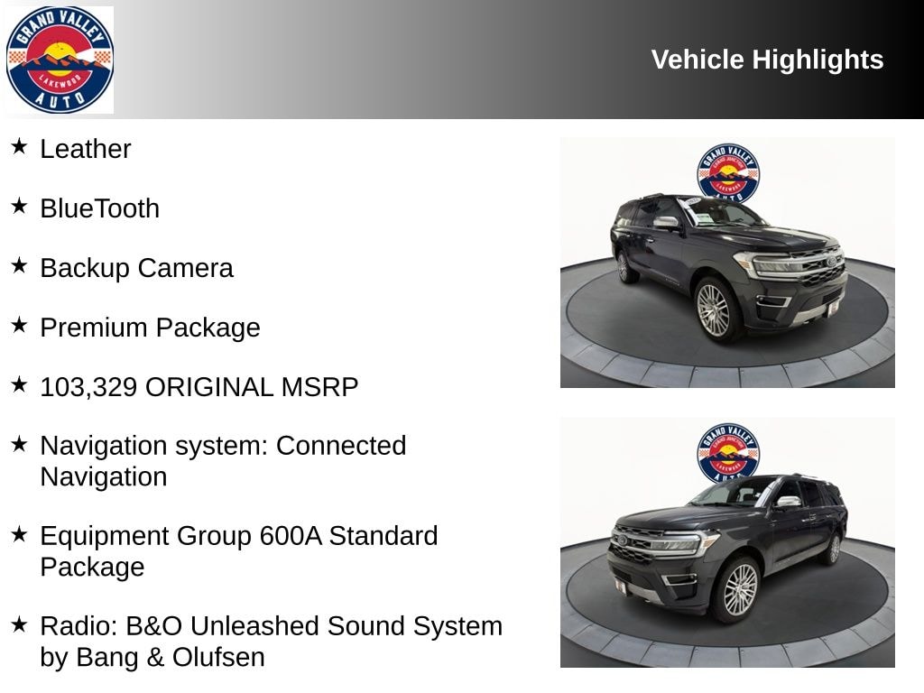 Used 2022 Ford Expedition Max Platinum SUV