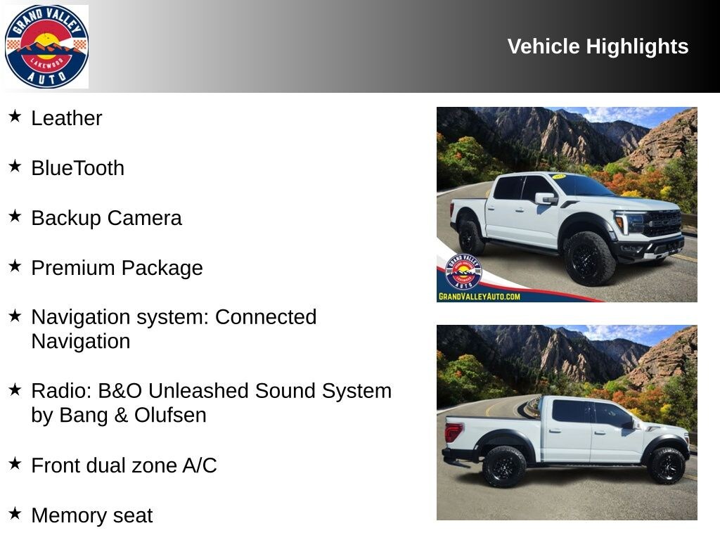 Used 2024 Ford F-150 Raptor Truck