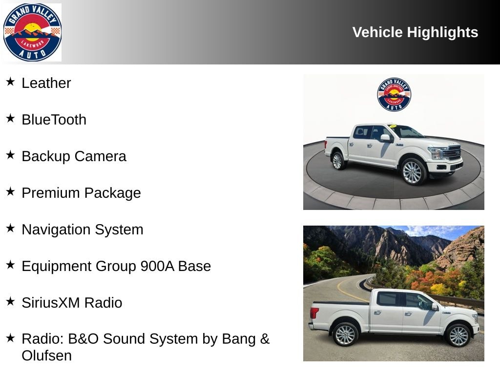 Used 2019 Ford F-150 Limited Truck